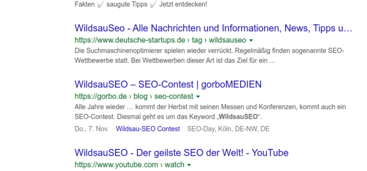 SEO-Wettbewerb zu DMEXCO SEO-Wettbewerb zu DMEXCO